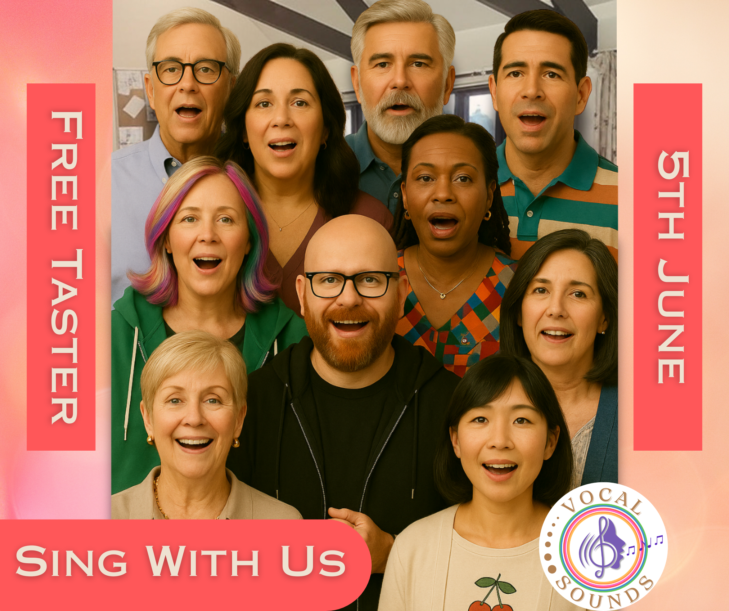 Vocal Sounds Choir - Sing with Us! Free Taster on 5th June