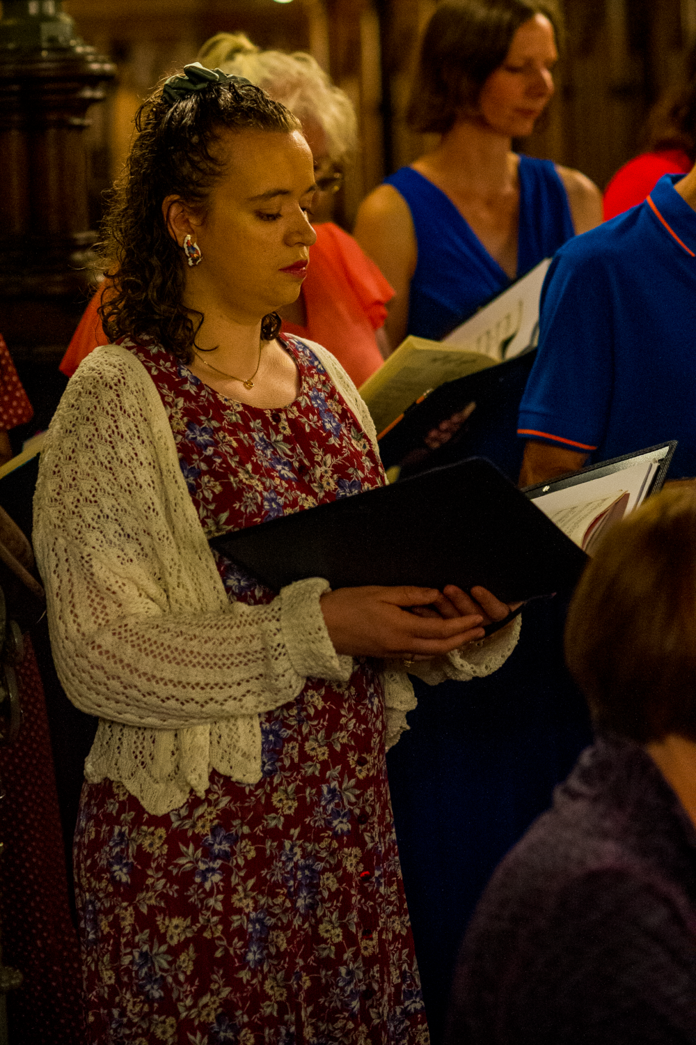 Vocal Sounds choir performing at Monton Unitarian Church, Summer 2026
